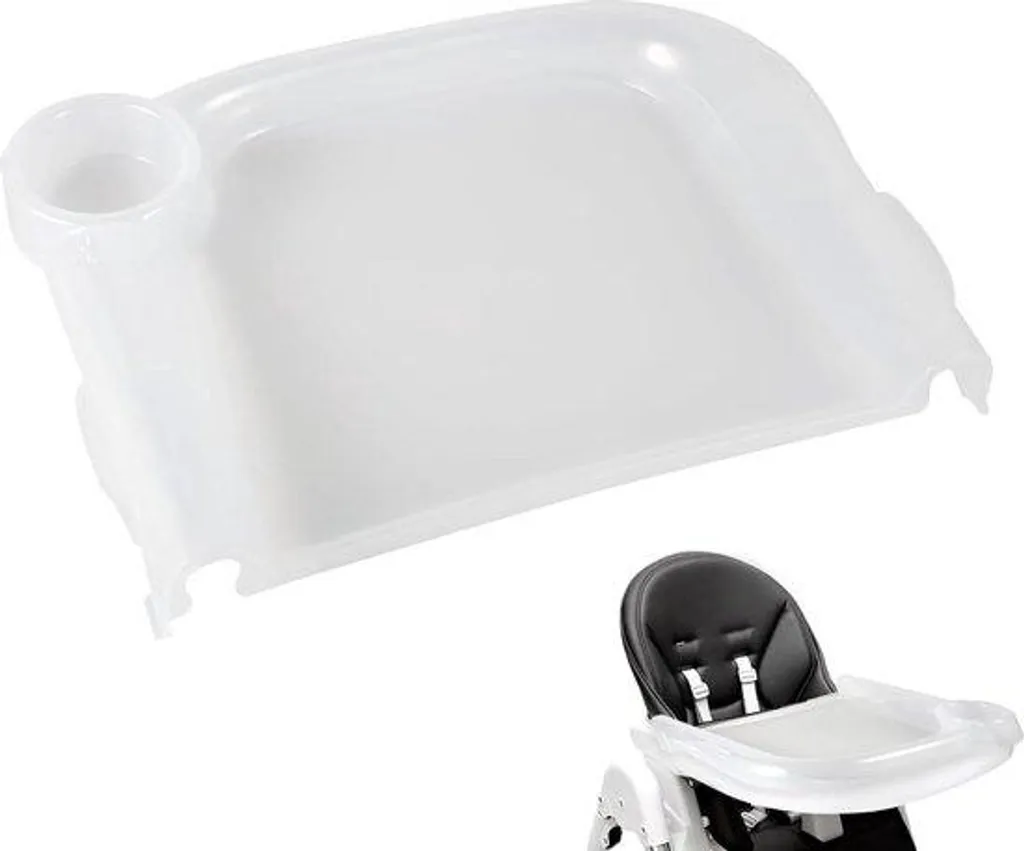 Plateau repas enfant portable et lavable avec rebords anti-renversement