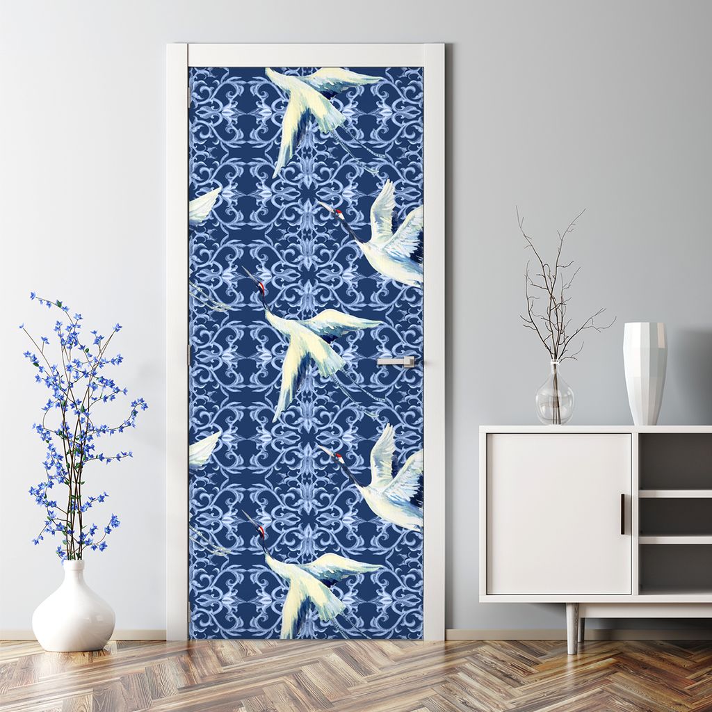 Dekorative Türtapete selbstklebend Aufkleber Klebefolie Skizzierte Pfeile 70 x 200 cm