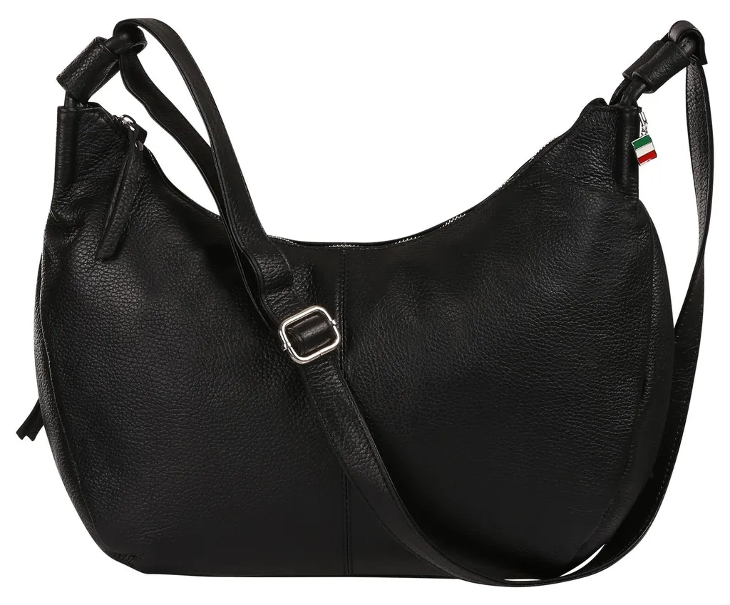 Sac cuir noir Florence : le bandoulière compact et sécurisé OTF192S1
