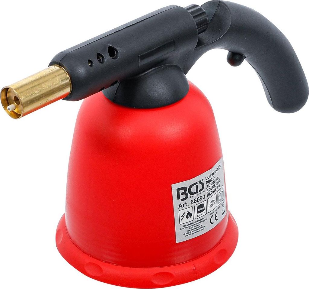 BGS 86690 Universal-Kartuschenlötgerät 1300 °C mit Piezo-Zündung