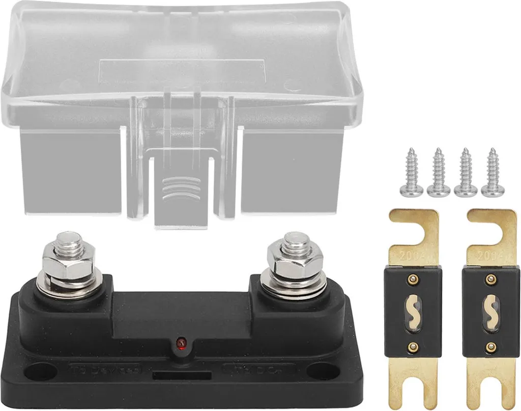 Portafusibile ANL 200A LED M8 - Kit 2 Pezzi per i Tuoi Progetti DIY 48V