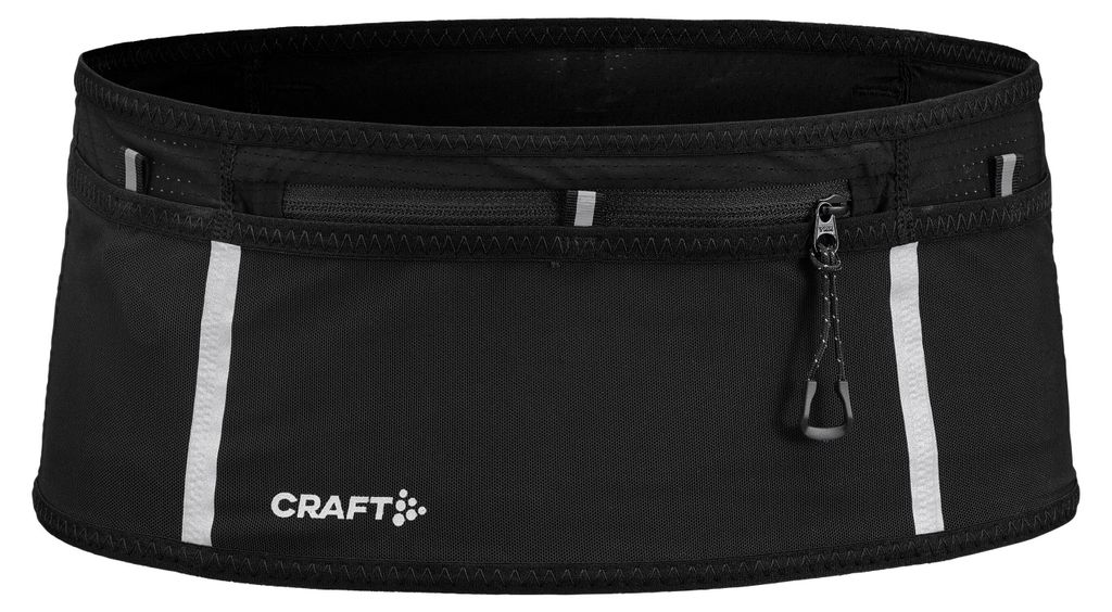CRAFT Trail Band Laufgürtel XS mit reflektierenden Elementen und Stockhalterung