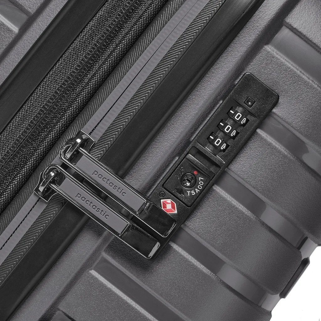 Valises Rigides Robustes Set de 3 Pactastic Anthracite Anti-Choc - 9