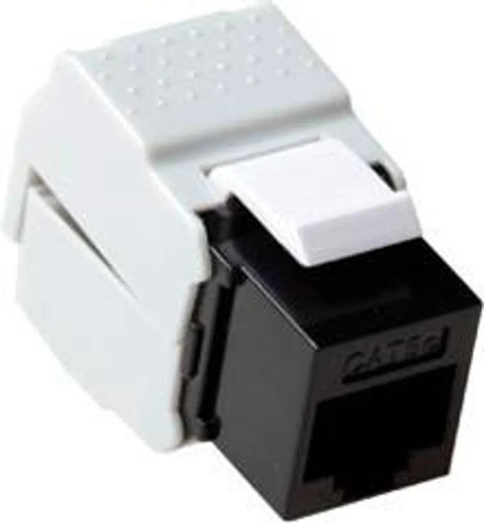 ACT CAT5E Keystone Jack non schermato senza attrezzi nero