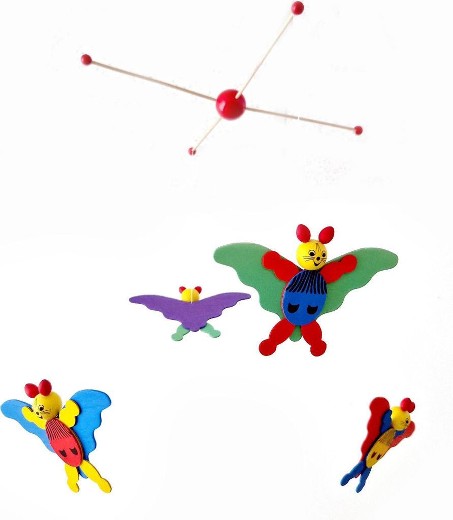 Mobile mit 4 Fledermäusen ca 25-30cm Breit NEU
