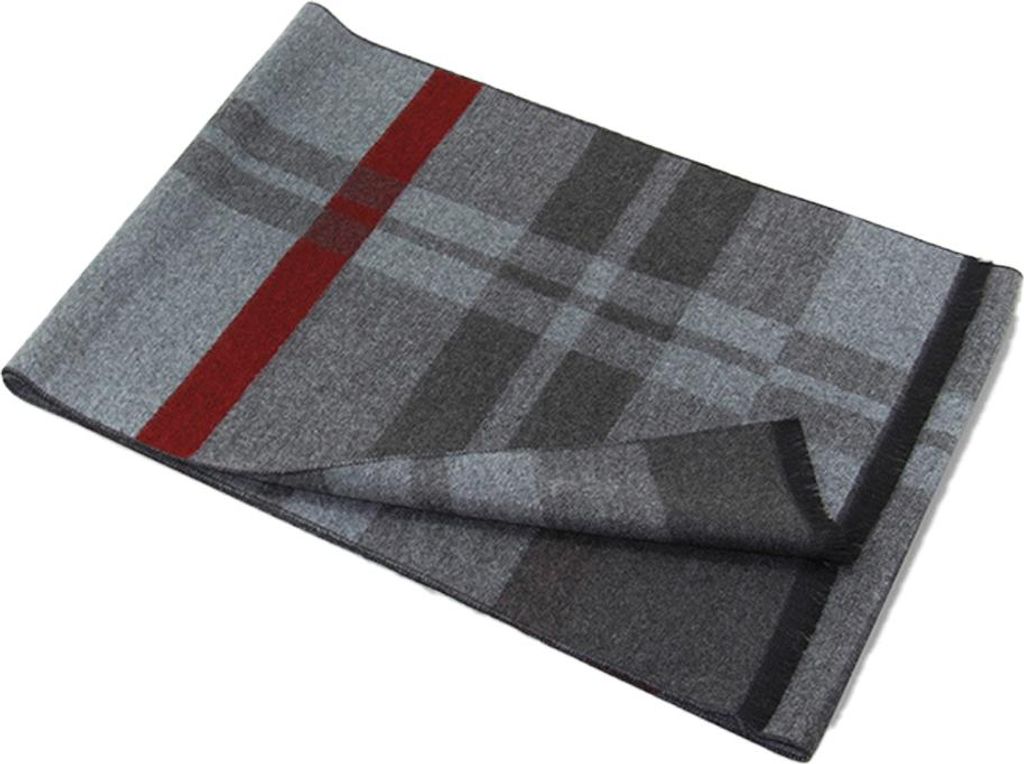 Herren Luxus Weich Warm Elegant Plaid Senior Kaschmir Gefühl Warm Schal