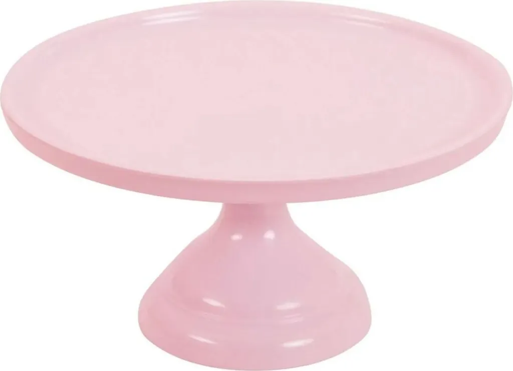 Plat à gâteau rose 24 cm A Little Lovely Company - Mélamine sans BPA