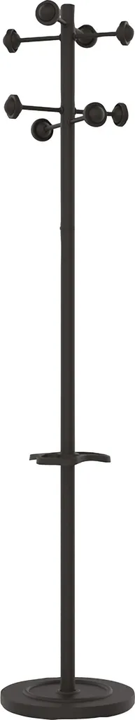 Portemanteau anti-basculement UNiLUX noir pour hall d'entrée rangé