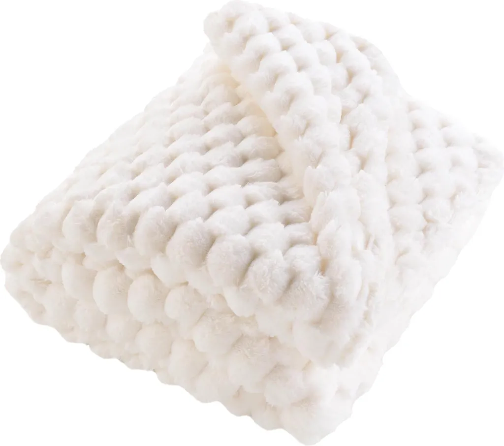 Plaid Frosty Peluche Trapuntato 125x150 cm - Design Scandinavo Casa