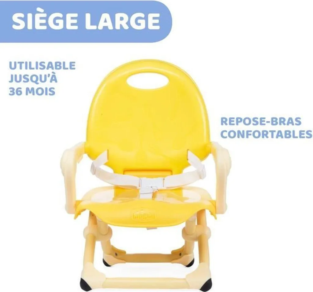 Chicco Pocket Snack : Rehausseur Compact pour Restaurants et Voyages - 4