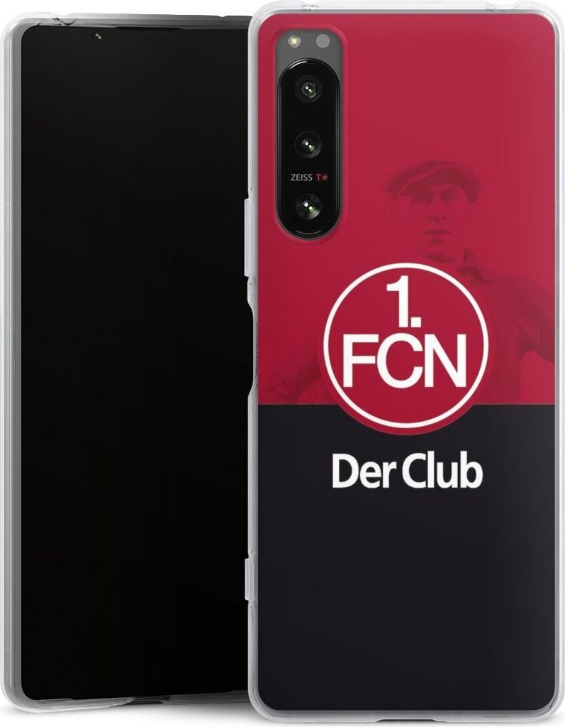 DeinDesign Handyhülle für Sony Xperia 5 IV Silikon Hülle Case Smartphone Schutzhülle 1. FC Nürnberg Der Club Offizielles Lizenzprodukt
