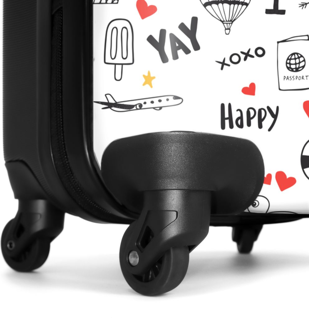 NoBoringSuitcases.com Kufor na príručnú batožinu z tvrdej Obrázok produktu 6