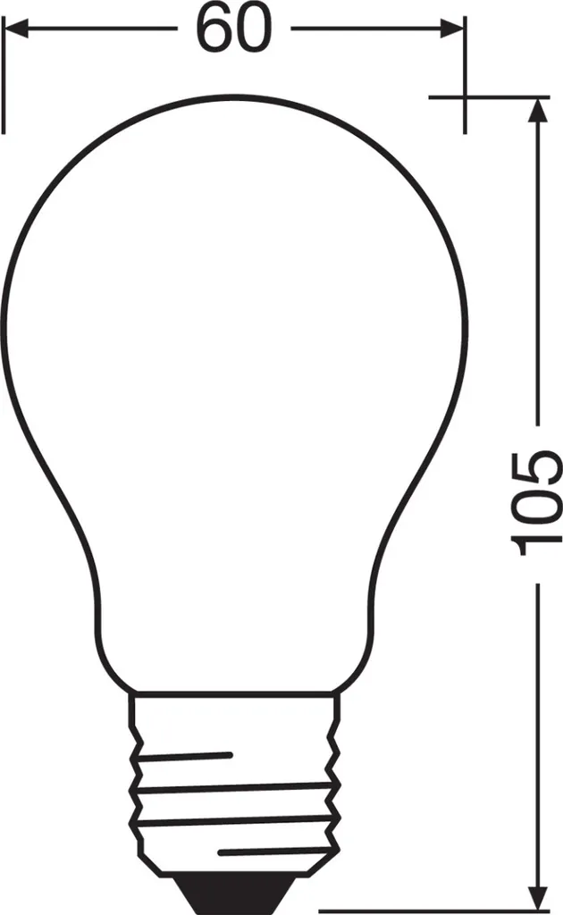 Ampoule LED Filament OSRAM E27 12W (100W) Blanc Froid 4000K Réglable Mat - 5