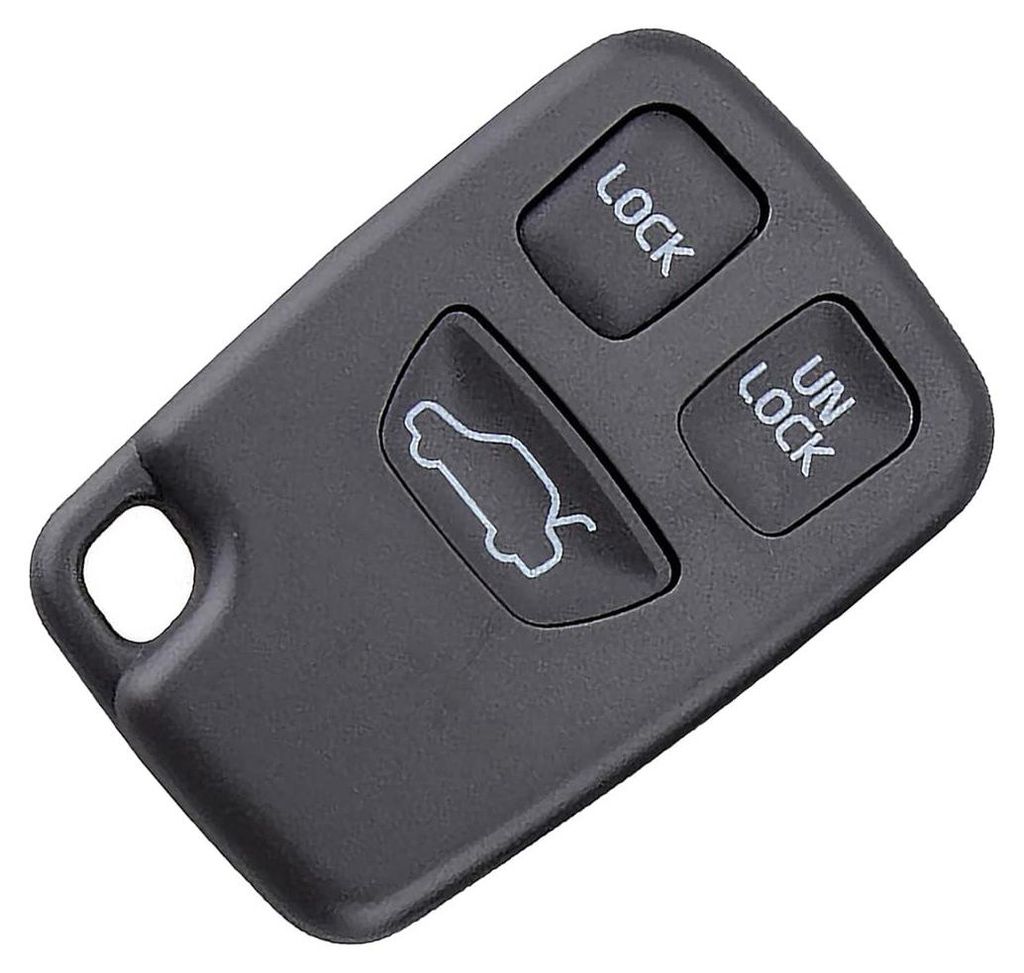 Techstar-Autoschlüsselgehäuse mit 3 Tasten für Volvo S40, V40, S70, C70, V70, XC70, XC90, S60, S80, S90, V70, V90