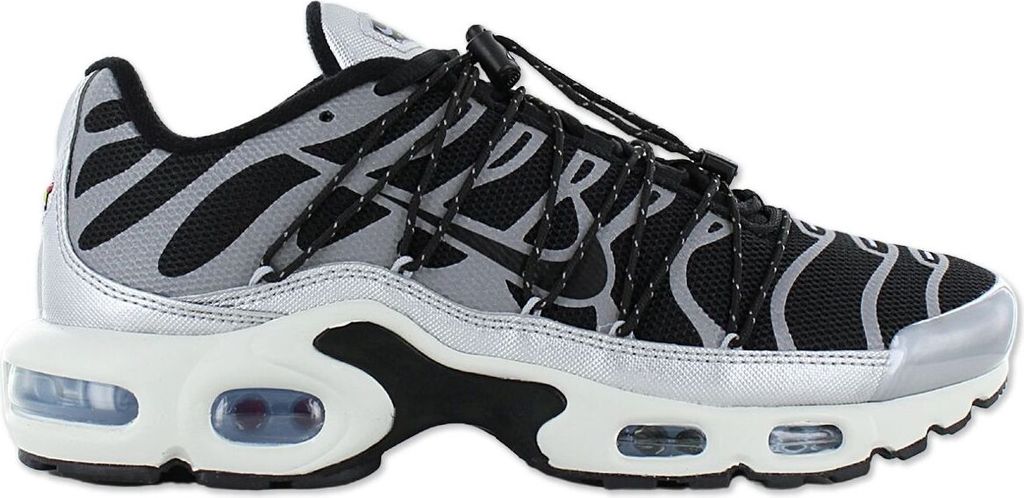 Nike Air Max Plus TN (W) - Lace Toggle - Damen Schuhe Schwarz-Silber FD0799-001 , EU 36.5 US 6