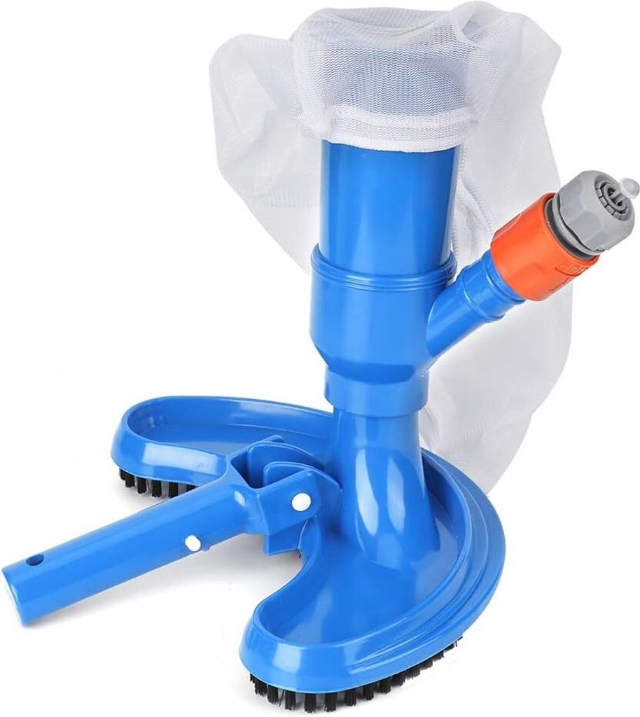 Pool care kit Above-ground pool vacuum cleaner brush cleaner
