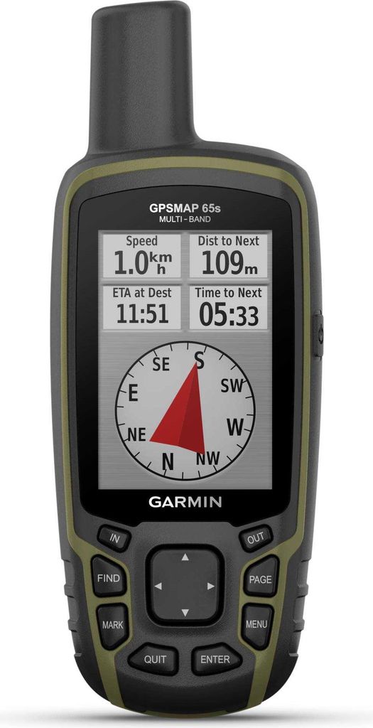 Garmin GPSMAP 65S - GPS/GLONASS/Galileo Navigator - Image du produit 