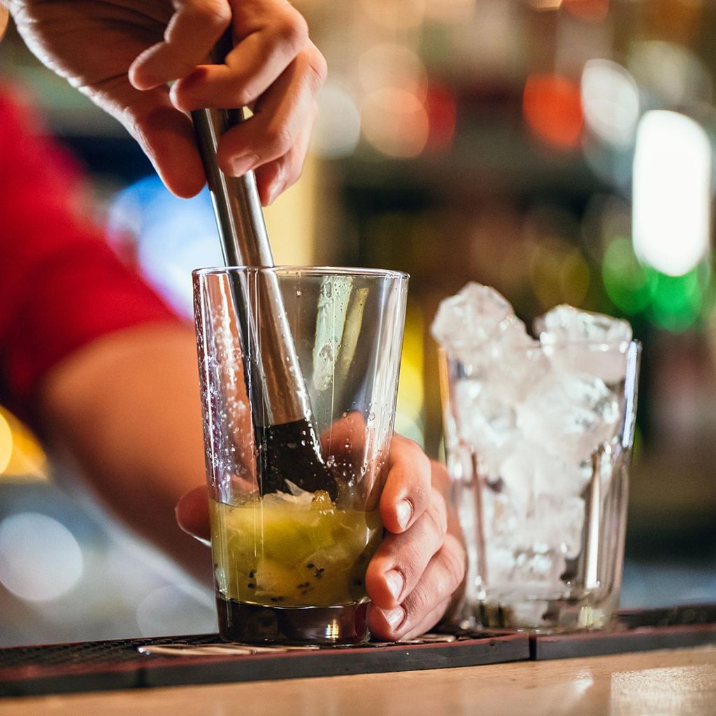 Aoresac 11-teiliges All-Inclusive-Cocktail-Set Edelstahl-Cocktail-Shaker-Set Boston Shaker Home Bartender Kit