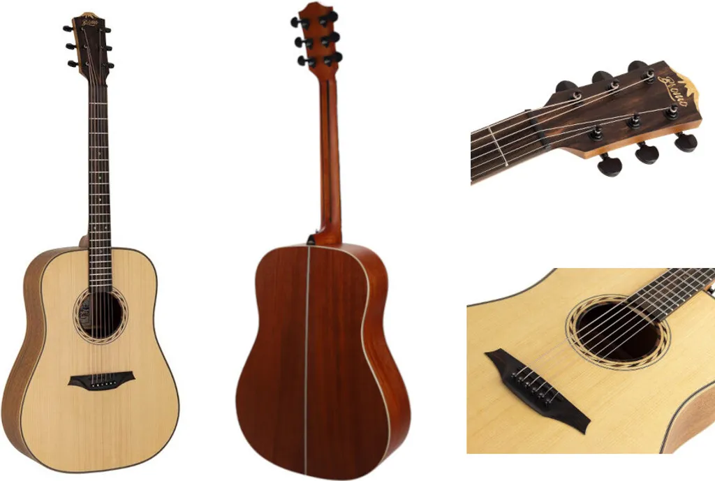 Guitare Folk Bromo BAT1 Tahoma Idéale pour Débutants et Confirmés