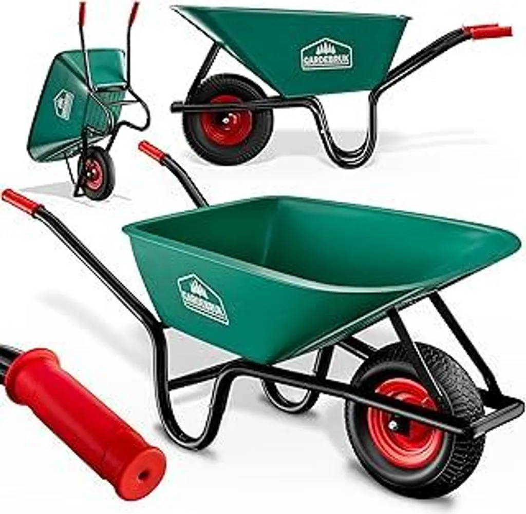 GARDEBRUK Carriola 100L Portata 250kg - Offerta per Cantiere e Giardino