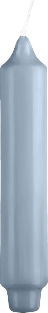 Stabkerzen mit Zapfenfuß Jeans Blau 170 x Ø 30 mm, 12 Stück