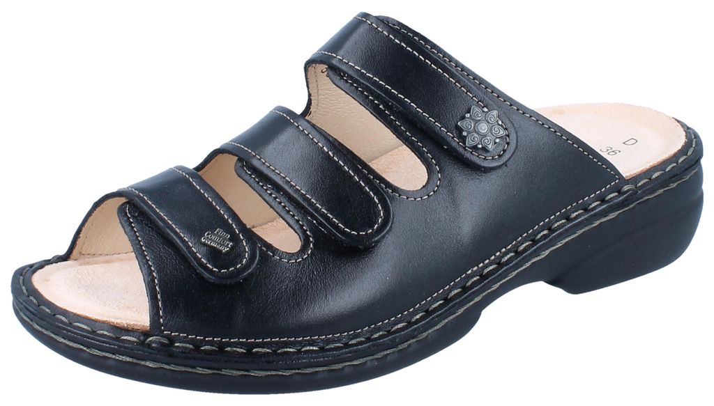 FINN COMFORT Menorca Soft Damen Pantolette schwarz Produktbild 