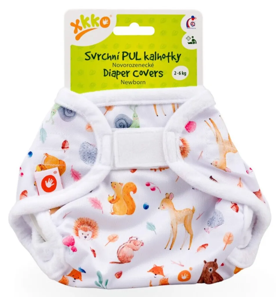 Culotte Imperméable Newborn Velcro xkko Wild Forêt à Fermeture Douce