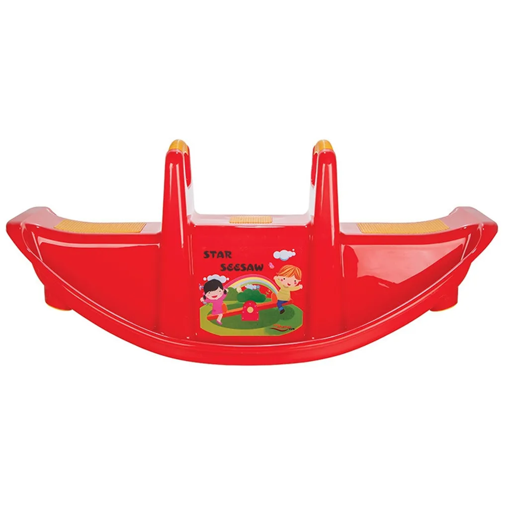 Bascule Multi-Places Enfant Design Étoile Woopie pour Jeux de Plein Air