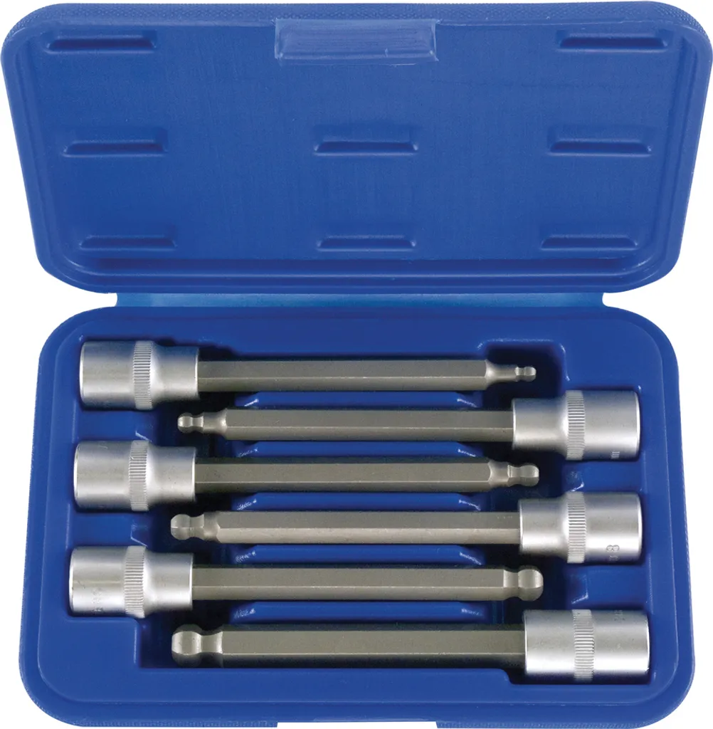 Clé à douille à tête sphérique 1/2" L140 mm pour serrage hexagonal