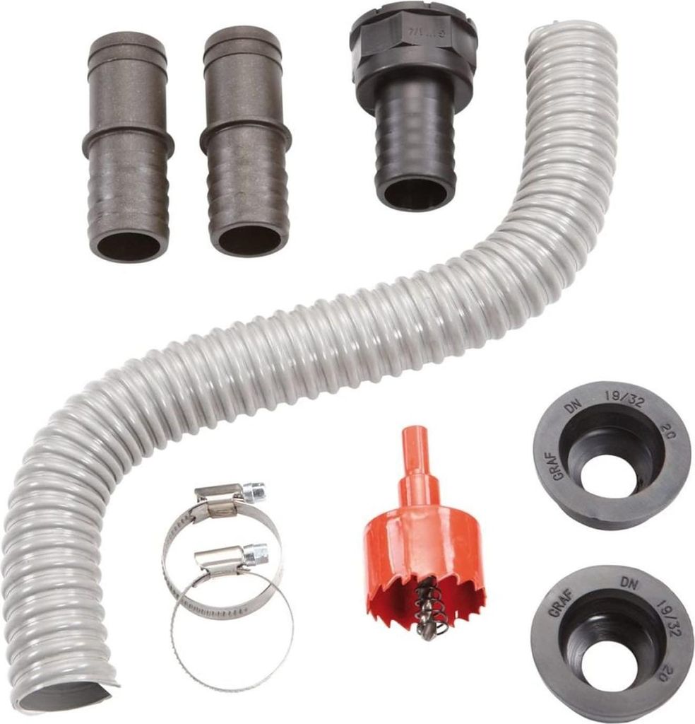 Garantia Verbindungsset FLEX-COMFORT, Fare grau, sehr robust und langlebig