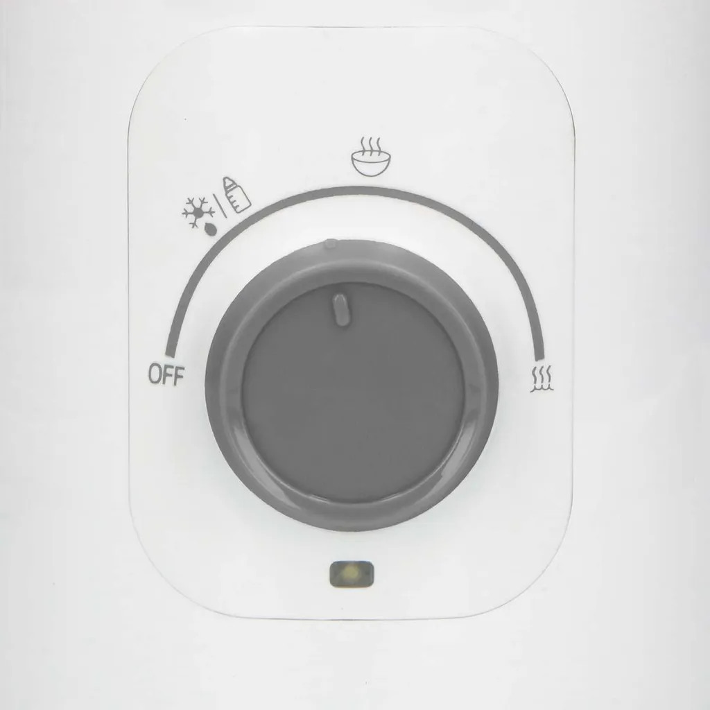 Chauffe-biberon Alecto BW600 Blanc Idéal pour Repas Nocturnes Bébé