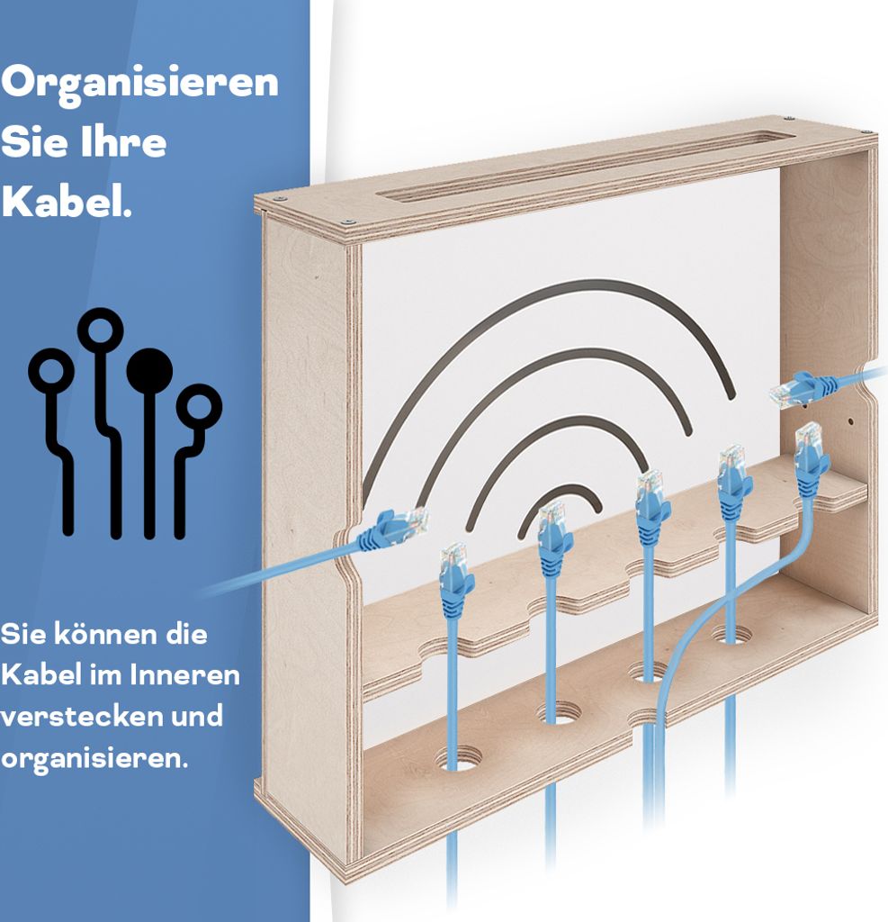 Router schrank | Router aufbewahrungsbox | Router Produktbild 3