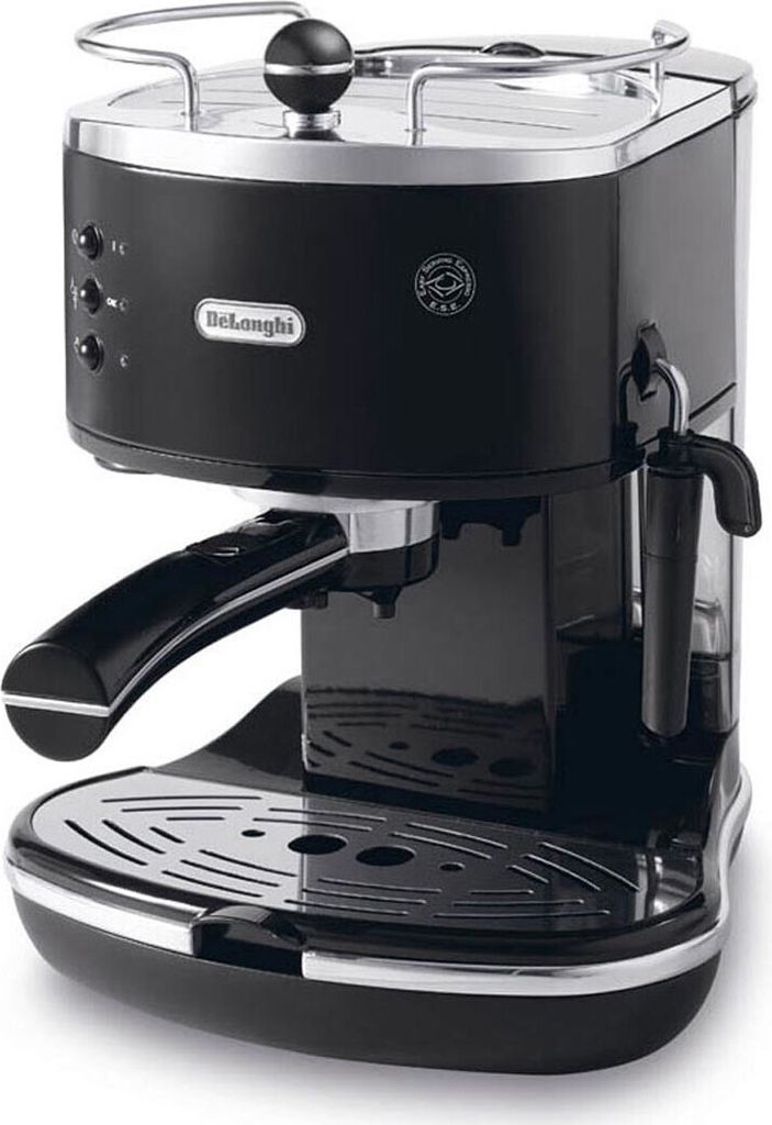 DeLonghi ECO 311.BK Icona Siebträger Espressomaschine Schwarz