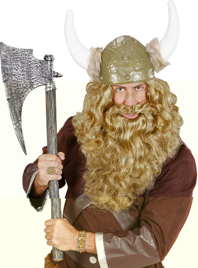 Rauschebart Karnevalsbart Kostüm Accessoire Blond Produktbild 