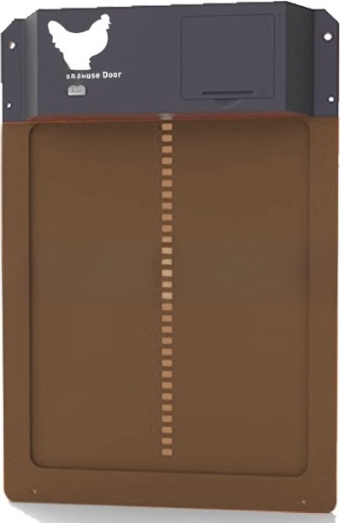 Automatische Hühnerklappe Hühnertür Türöffner mit Produktbild 