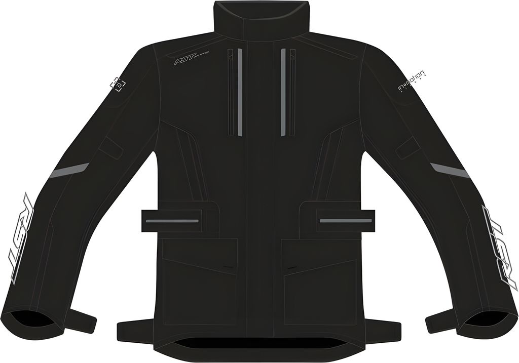RST F-Lite Damen Motorrad Textiljacke, schwarz, 2XL