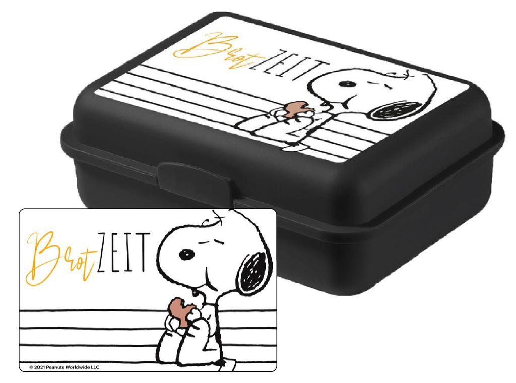 The Peanuts Brotdose Snoopy - Brotzeit Lunchbox Produktbild 