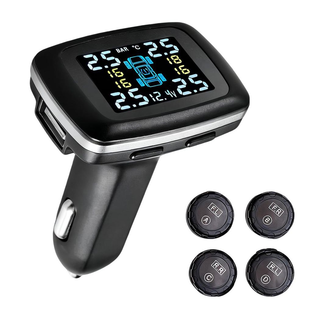 Kabelloses TPMS Reifendruckkontrollsystem – 4 externe Produktbild 