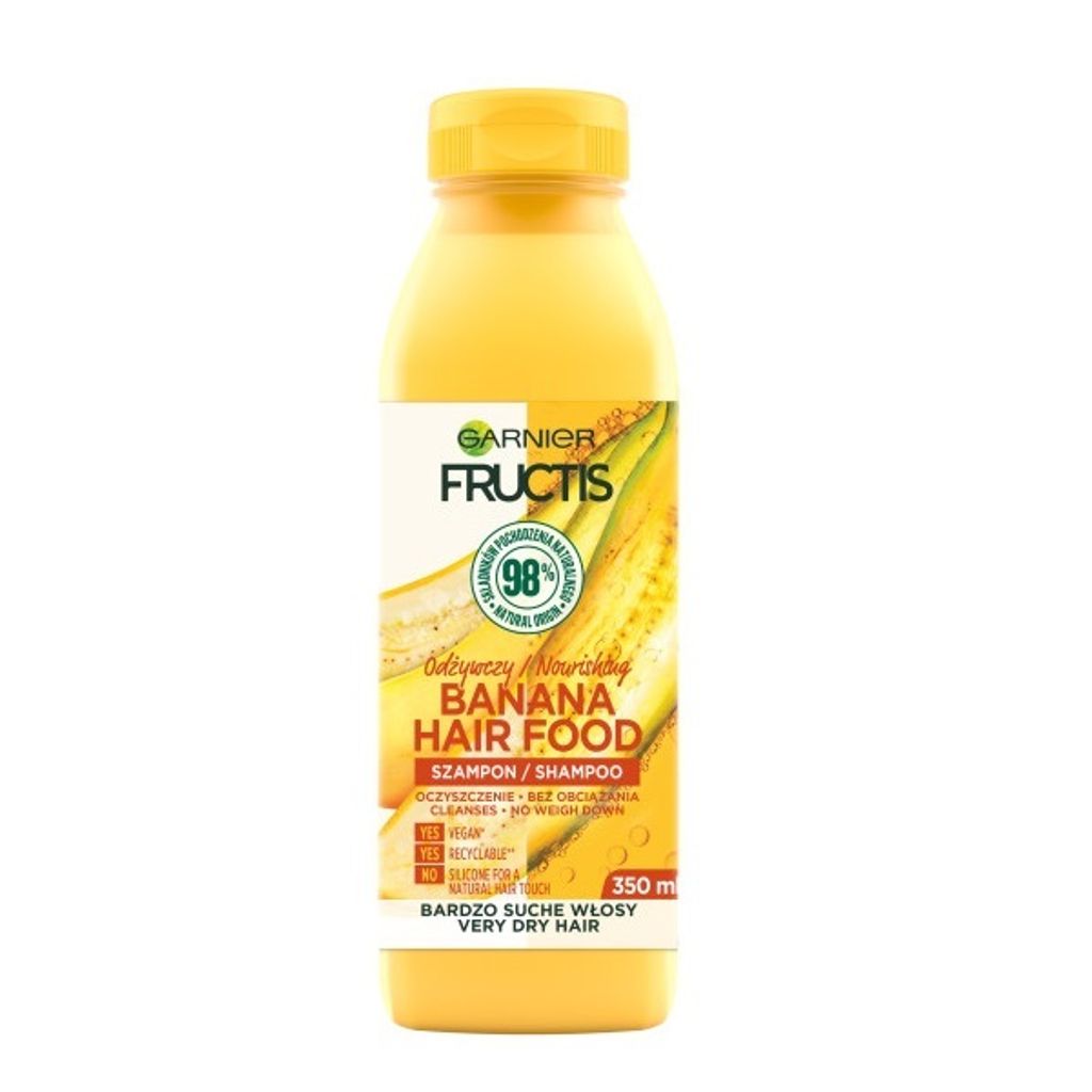 GARNIER Fructis Banana Hair Food Shampoo für sehr trockenes Haar 350ml