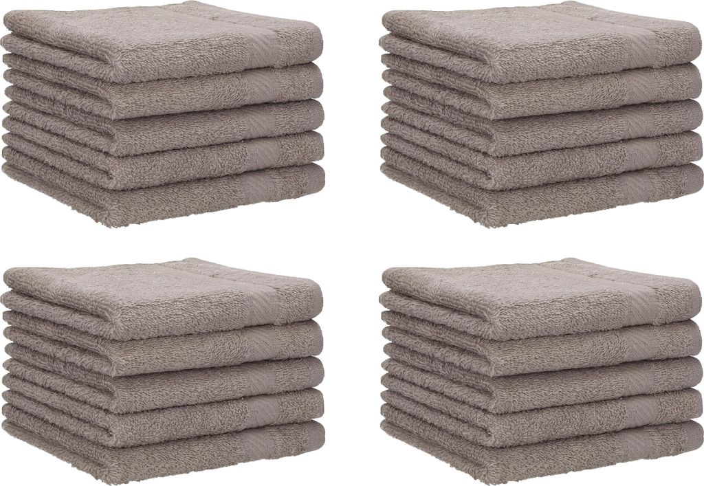 Betz 20 Stück Gästetücher 30x50 cm PALERMO 100% Baumwolle  Produktbild 