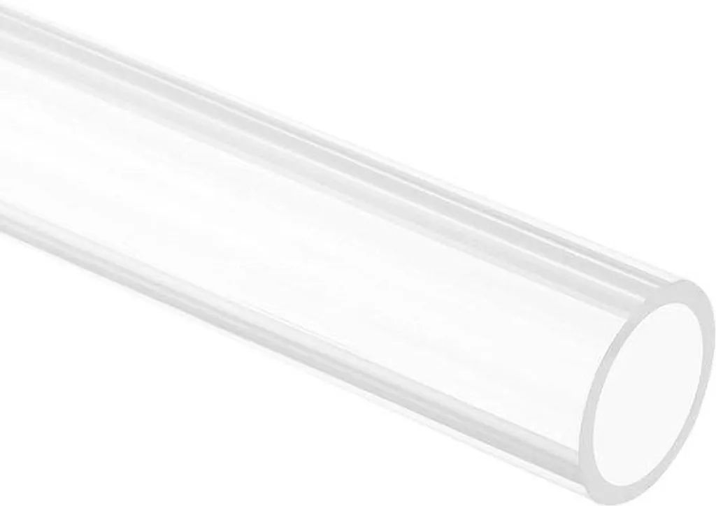 Tube acrylique rigide anti-jaunissement 20x24mm pour lampe et eau
