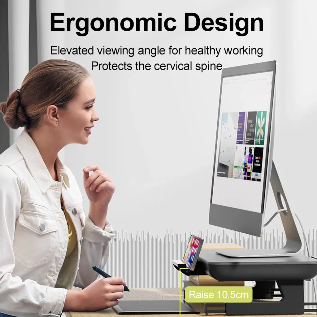 Support ordinateur d'extérieur Olmaster pliable et réglable ergonomique - 6