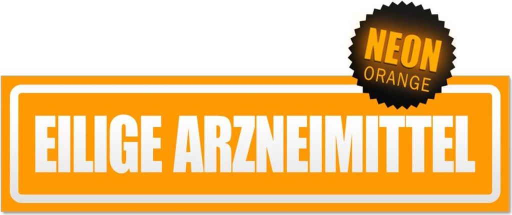 Eilige Arzneimittel invertiert Magnetschild Schild magnetisch