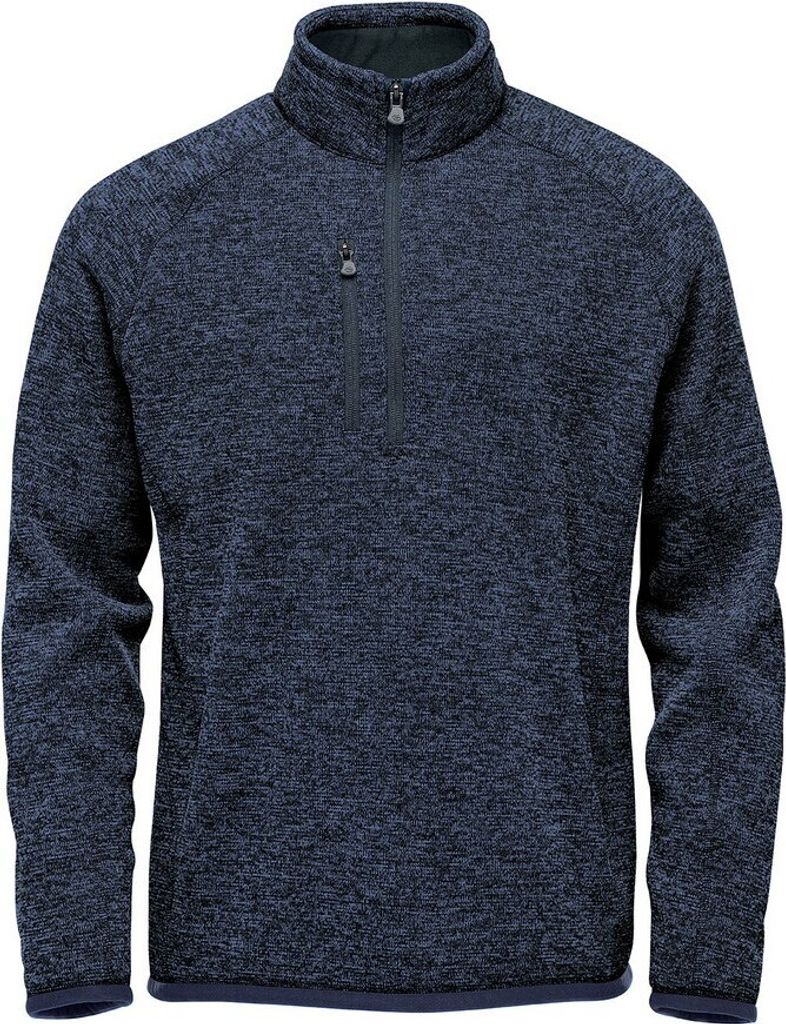 Stormtech - "Avalanche" Fleece-Oberteil mit kurzem Reißverschluss für Herren RW8819 (M) (Marineblau)