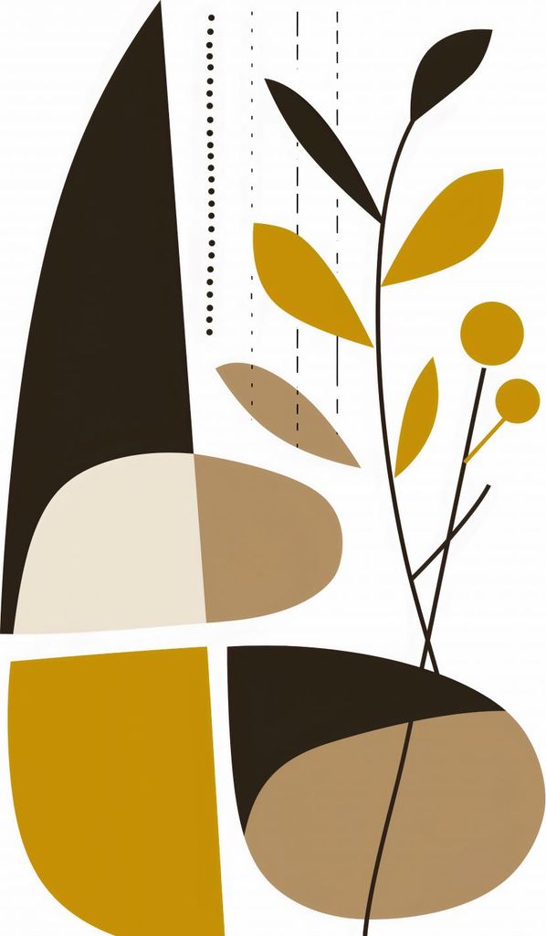 Plakat 15x20cm Geometrische Natur