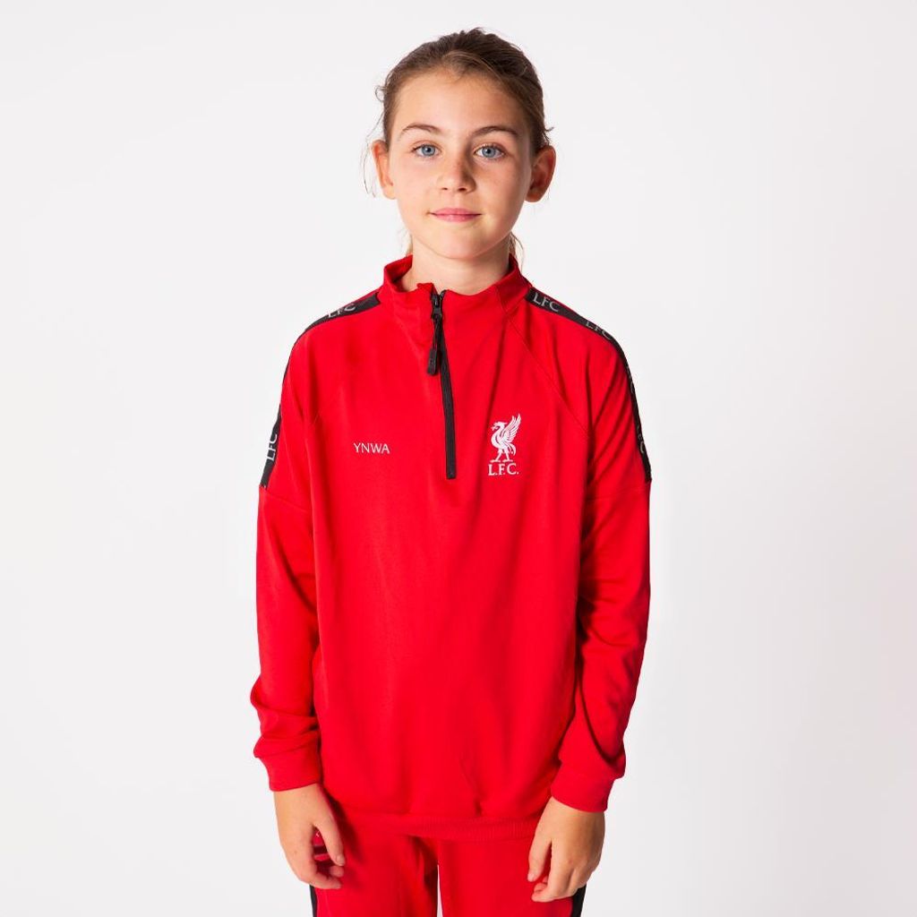 Liverpool FC Trainingsanzug für Kinder - Größe 116 - Jogginganzug - Fußball - Polyester - Rot