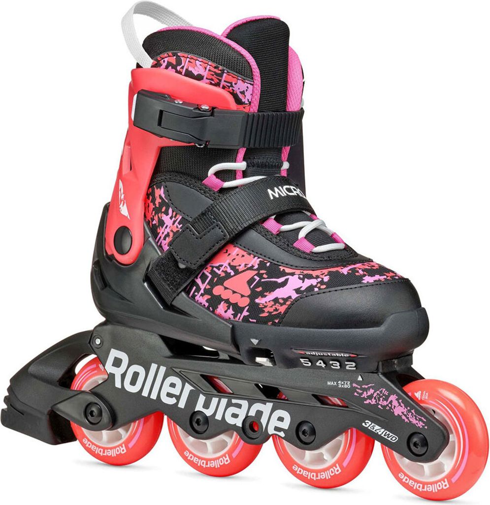 Rollerblade Microblade Sl Nd02 Schwarz/Koralle Nd02 Schwarz/Koralle 23