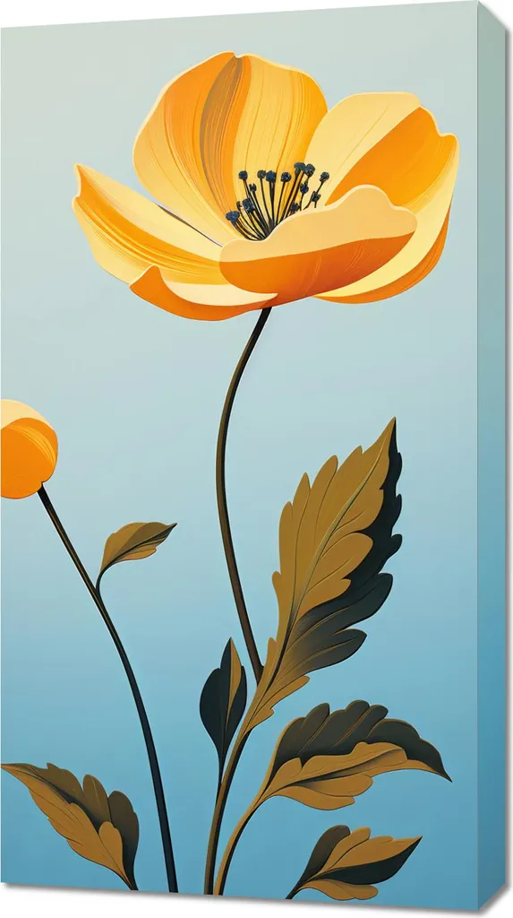 Tableau 50 x 90 cm Rayons du matin - Décoration Murale Format Paysage