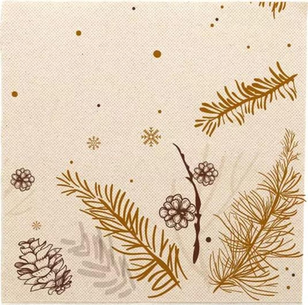 2-lagige Servietten "Winter" 1/4 40 x 40 cm 50 Stück.