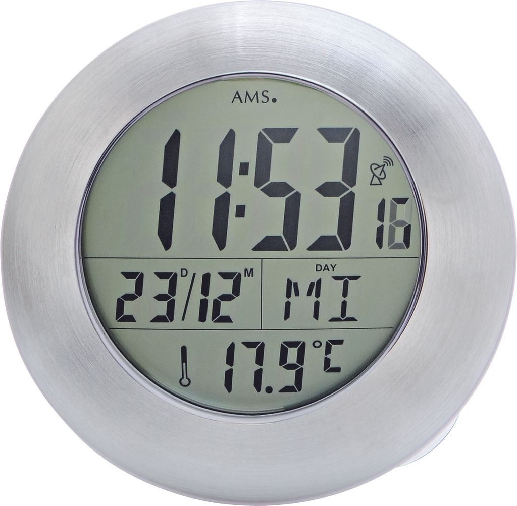 AMS Funk-Wanduhr, Funkwerk, D17x6cm, 5929 Produktbild 